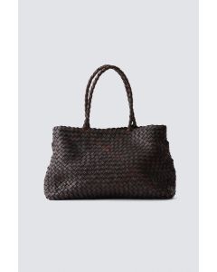 Dragon Diffusion Vintage Mesh Tote Dark Brown